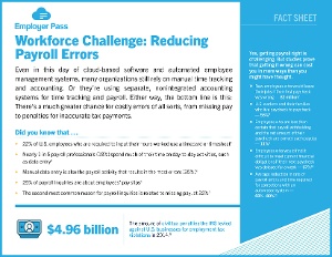 Reducing Payroll Errors Fact Sheet